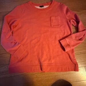 Women's Coral Long-Sleeve Pocket Pullover